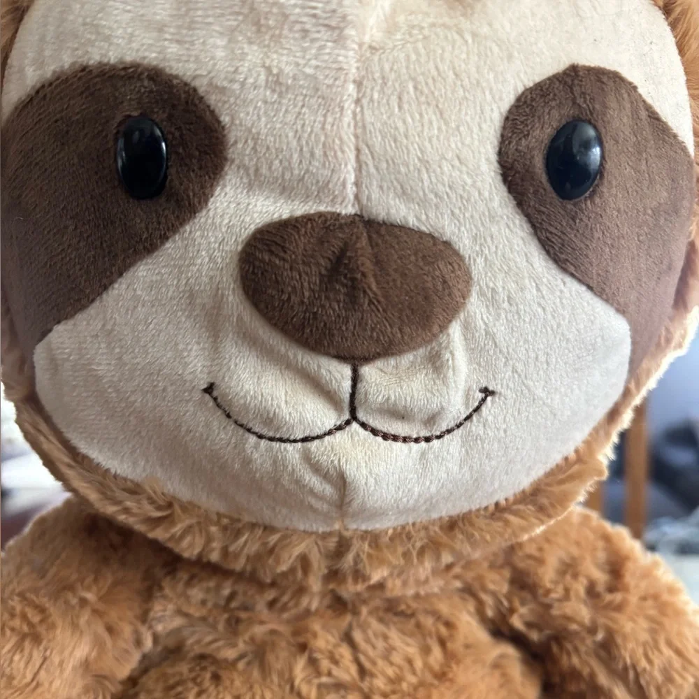 Adorable Brown Sloth Plush Toy